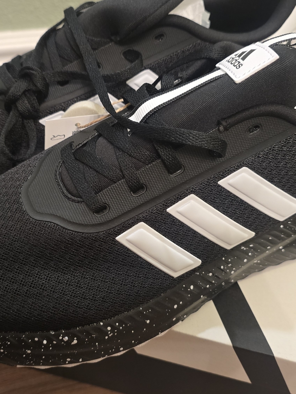 adidas Black and White "Oreo" X_plrpath Men's Athletic Running Shoes - Picture 2 of 2